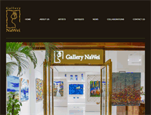 Tablet Screenshot of gallerynawei.com